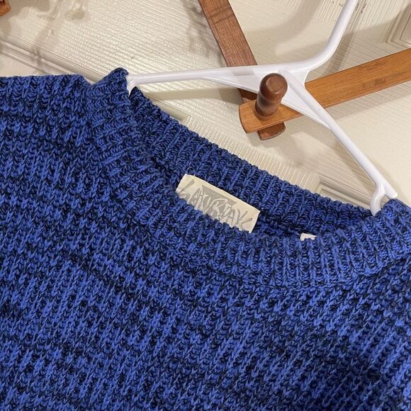 Saturdays Vintage Blue Chunky Knit Sweater - Picture 4 of 6